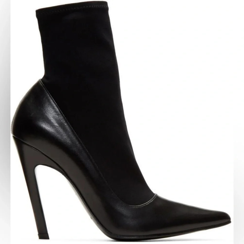 WORN ONCE  Balenciaga Leather Ankle Sock Boots